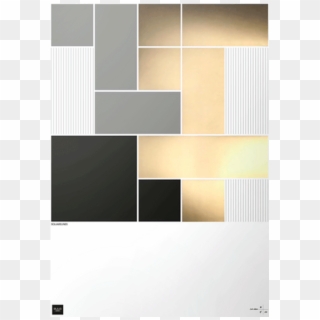 Squarelines Gold- Limited Edition Poster By Torben Clipart