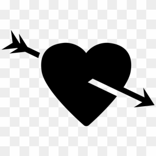 Heart Pierced By An Arrow Comments - Icon Clipart