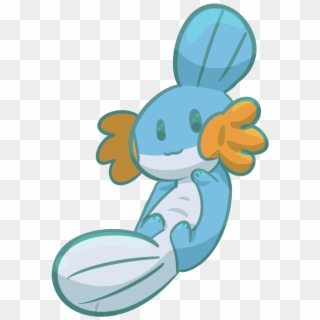 Another Mudkip With Its Tummy Exposed - Cartoon Clipart