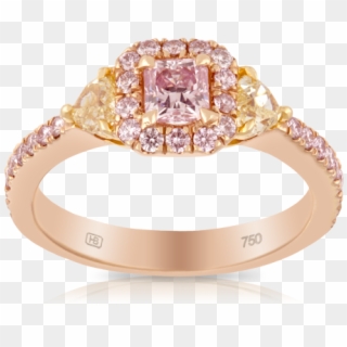 18ct Rose And Yellow Gold Ring - Engagement Ring Clipart