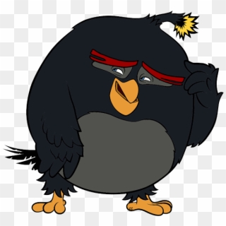 Angry Birds Cliparts - Bomb Angry Bird Chuck - Png Download
