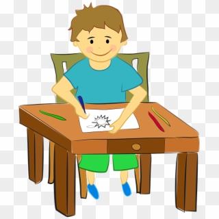 Picnic Table Clipart Illustration Png - Cartoon Child Drawing Transparent Png