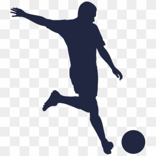Svg Silhouette Football - Soccer Silhouette Clipart