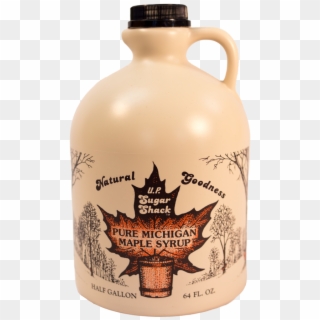 Half-gallon Pure Maple Syrup , Png Download - Glass Bottle Clipart