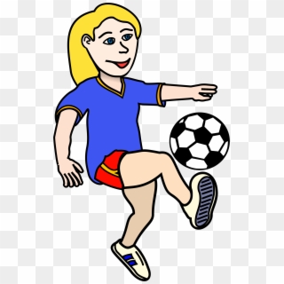 Clipart Soccer Player - Soccer Ball Clip Art - Png Download
