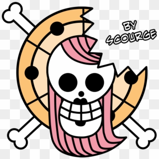 Jewelry Bonney Jolly Roger By Serge On - One Piece Jolly Roger Luffy Clipart