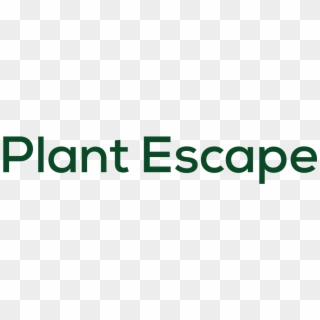 Words Plant Escape In Green Transparent Background - Graphics Clipart