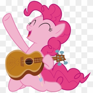 You Can Click Above To Reveal The Image Just This Once - Pinkie Pie Guitar Clipart