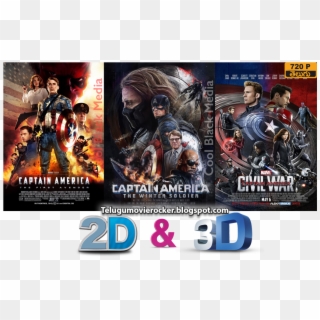 Captain America Civil War Telugu Dubbed Full Movie - First Avenger Movie Poster Clipart