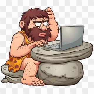 Neanderthal Computer Clipart
