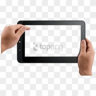 Free Png Hand Holding Tablet Png Image With Transparent - Hand Holding Tablet Png Clipart