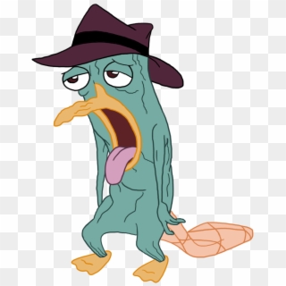 Perry The Dehydrapus - Dried Perry The Platypus Clipart