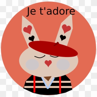 French Bunny Clipart