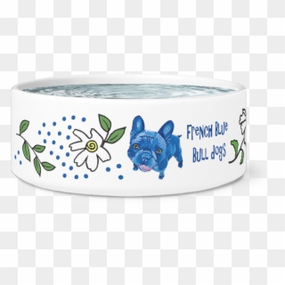 Neptune And Daisy Dog Bowl , Png Download - French Bulldog Clipart