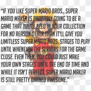 Super Mario Maker Quotes 2 By Sharon - Hood To Coast Clipart