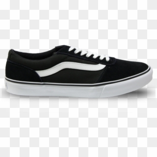 Vans Maddie Black White - Skate Shoe Clipart