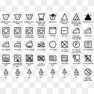 Good Icon And Symbol Guide - Container Symbols Clipart