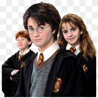 Harry Potter™, Ron Weasley™, Hermione Granger™ Group - Harry Potter Ron Y Hermione Png Clipart