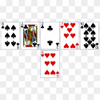 Playing Cards Clubs And Spades , Png Download - 7 Of Hearts Playing Cards Clipart