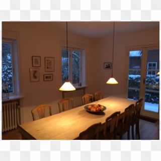 Big Old House, Big Garden In Copenhagen City - Kitchen & Dining Room Table Clipart