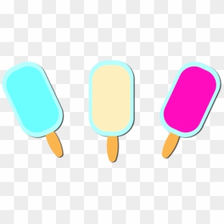 This Free Icons Png Design Of Three Ice Cream Bars - Icecream Cartoon Picture Pastel Color Vector Pixabay Clipart