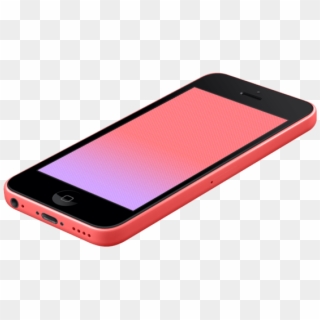 Iphone 5c Mock Up - Iphone On Table Png Clipart