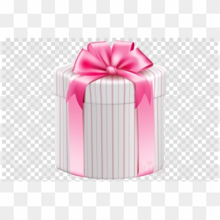 Pink Gift Box Png Clipart Christmas Graphics Gift Clip - Valentine Gift Box Png Transparent Png