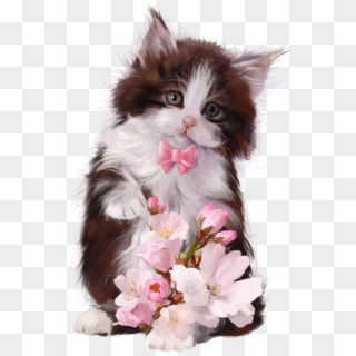 Фото, Автор ✿lili@ ✿ На Яндекс - Cats And Cherry Blossoms Clipart