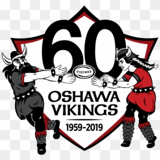 60th Vikings Rugby Club Anniversary - Illustration Clipart