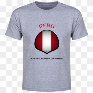 Peru 2018 Fifa World Cup Russia™ Flag Icon Youth T-shirt - Springbok T Shirt Clipart
