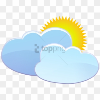 Free Png Clouds And Sun Weather Icon - Dar E Arqam School Logo Clipart