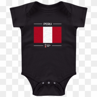 Peru 2018 Fifa World Cup Russia™ Flag Infant Onesie - Sports Jersey Clipart