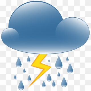 Thundery Showers Weather Icon Png Clip Art Transparent Png