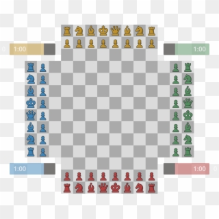 Four Player Chess Clipart