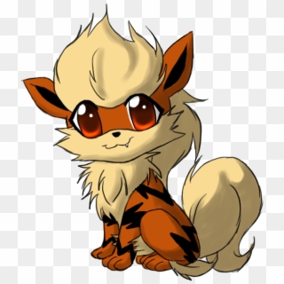 Growlithe Drawing Adorable - Arcanine Pup Clipart