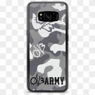 Grey Camo Samsung Galaxy Case - Iphone Clipart