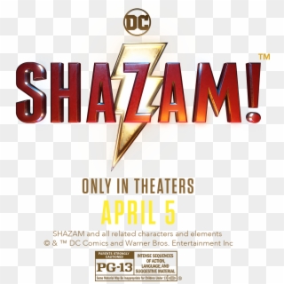 Stay Connected - Shazam Movie Logo Png Clipart