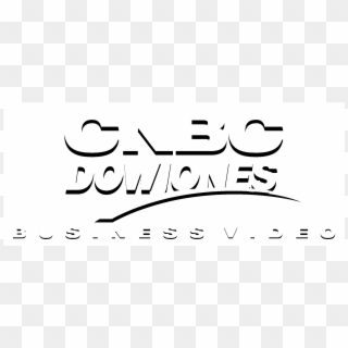 Dow Jones Cnbc Logo Black And White - Calligraphy Clipart