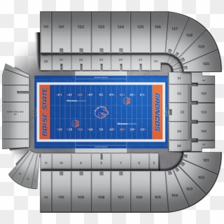 Albertsons Stadium Tickets - Floor Plan Clipart