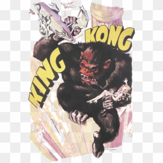 King Kong Plane Grab Toddler T-shirt - King Kong Poster Clipart