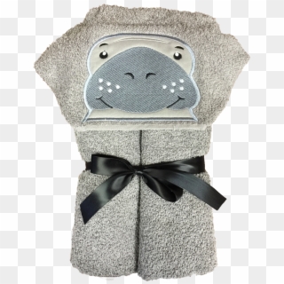 Hooded Manatee Bath Towel - Koala Clipart