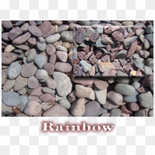 Mountain White Label Rainbow Label - Pebble Clipart