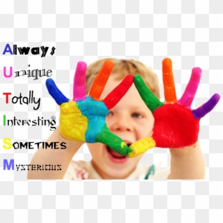 Autism Hands - Children With Autism Spectrum Disorder Clipart