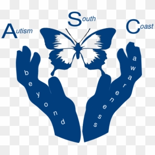Autism South Coast Clip Art - Butterfly Silhouette Clip Art - Png Download