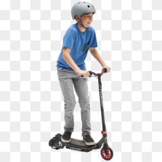 Pulse Performance Products Revster Electric Scooter, - Standing Clipart