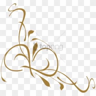 Free Png Gold Swirls Png Png Image With Transparent - Vine Clip Art