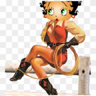 Cowgirl Clipart Betty Boop - Betty Boop Cowgirl - Png Download