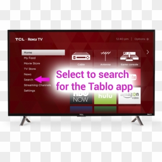 Tablo App Roku Smart Tv - Tcl 40 Inch Smart Tv Clipart