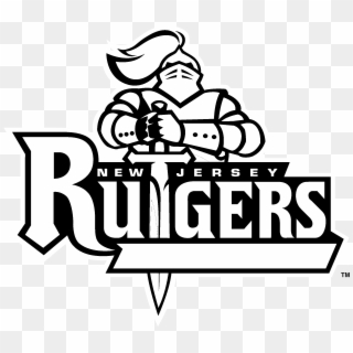 Rutgers Scarlet Knights Logo Black And White - Rutgers Scarlet Knights Clipart