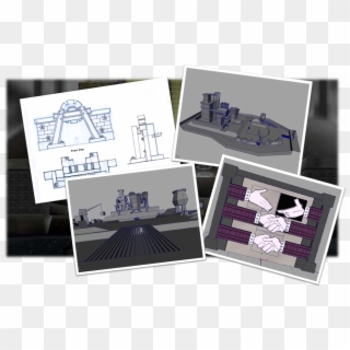 Early Concepts And Models For The Cog Hq - Toontown Online Concept Art Clipart